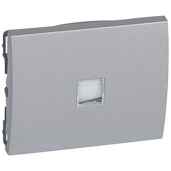 Legrand Galea Life Алюминий Клавиша 1-ая c подсветкой 771311