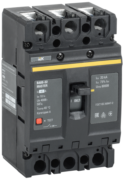 Купить IEK KARAT MASTER Автоматический выключатель ВА88-32 3Р 40А 25кА