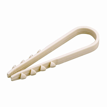 PROconnect Дюбель-хомут нейлоновый 11-18 мм, белый, упаковка 100 шт. 07-4502-2