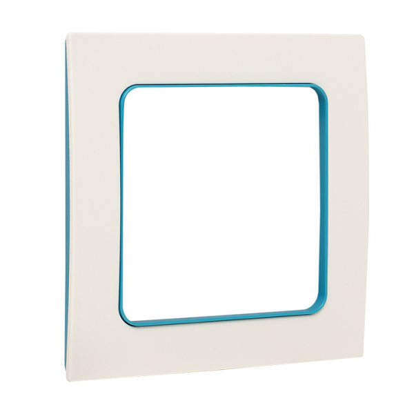 Купить EKF PROxima Стокгольм Белый Линия синяя Рамка 1-ая