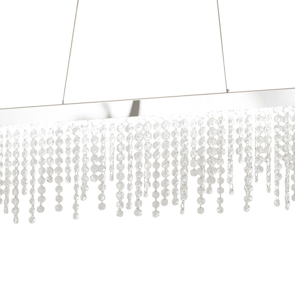Купить Eglo Подвес LED ANTELAO с димм., 32W(LED), 1150х90, H1500, сталь, хром/хрусталь, прозрачный 39284