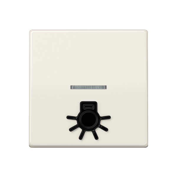 JUNG Клавиша с окошком для подсветки и символом "свет" слоновая кость AS591L1KO5