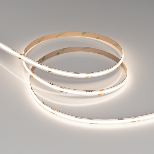 Купить Arlight Лента COB-X480-8mm 24V Day4000 (8 W/m, IP20, CSP, 5m) (-) 039058