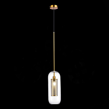 ST LUCE SL1048.303.01 Подвес Латунь/Прозрачный E14 1*40W