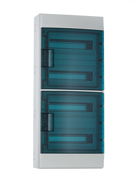 Купить ABB Mistral65 Бокс навесной 48М прозрачная дверь (с клемм) 1SLM006501A1207