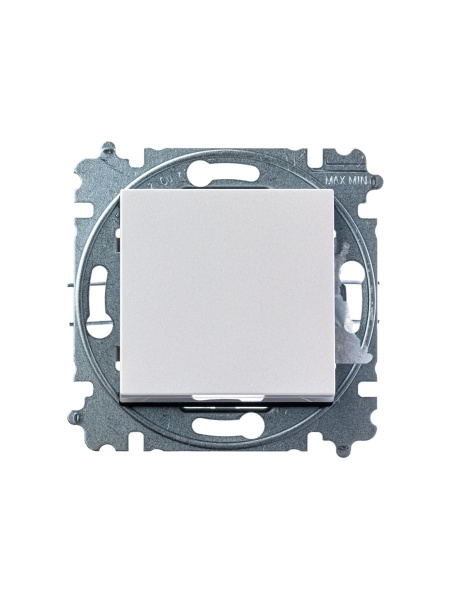 Купить ABB EPJ Levit жемчуг / ледяной Выключатель кнопочный 1-клавишный 2CHH599145A6068