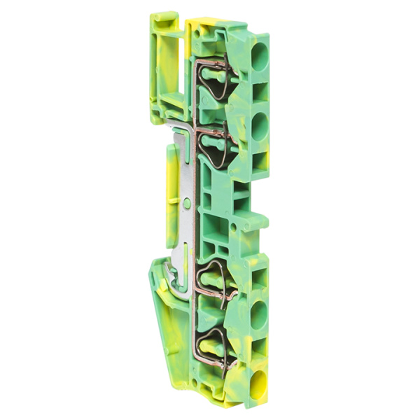 EKF Колодка клеммная пружинная JXB-ST-4 4 вывода земля