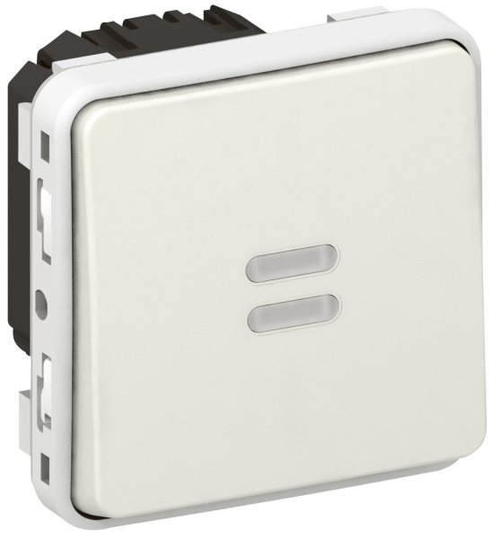 Legrand Plexo Белый Мех Выключатель 1-клавишный с/п с задержкой отключения 069604