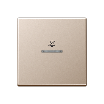 JUNG Двойная клавиша на гостиничный выключатель, комнатный модуль, шампань ARUKO5DCH