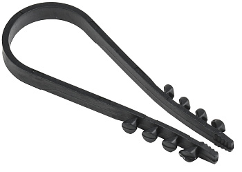 IEK Дюбель хомут 19-25мм нейлон черный (100шт)