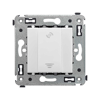 DKC Диммер кнопочный в стену для LED ламп, "Avanti", "Белое облако"