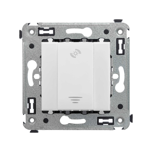 DKC Диммер кнопочный в стену для LED ламп, "Avanti", "Белое облако"