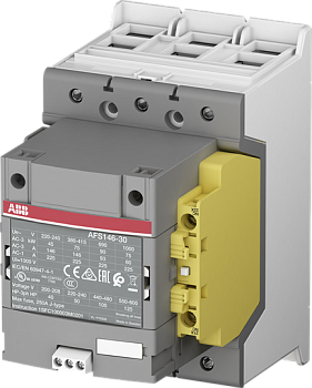 ABB Контактор AFS146-30-12-33 для систем безопасности, с универсальной катушкой управления 100-250В AC/DC с интерфейсом для подключения ПЛК 1SFL467081R3312