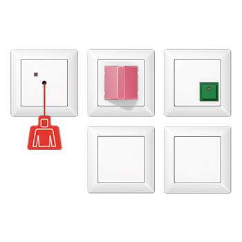 JUNG Аварийная система с ИБП, белый NRSAS0834-2WW