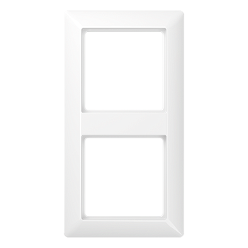 JUNG AS 500 Белая Рамка 2-ая ударопрочная AS582BFWW