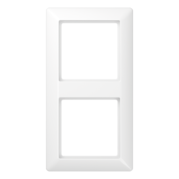 JUNG AS 500 Белая Рамка 2-ая ударопрочная AS582BFWW