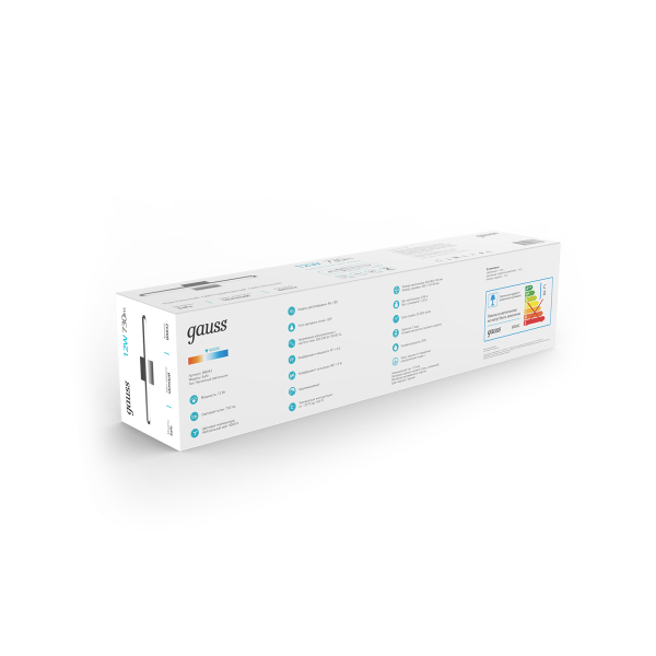 Купить Gauss Настенный светодиодный светильник Safo BR042 12W 730lm 200-240V 400mm LED 1/20