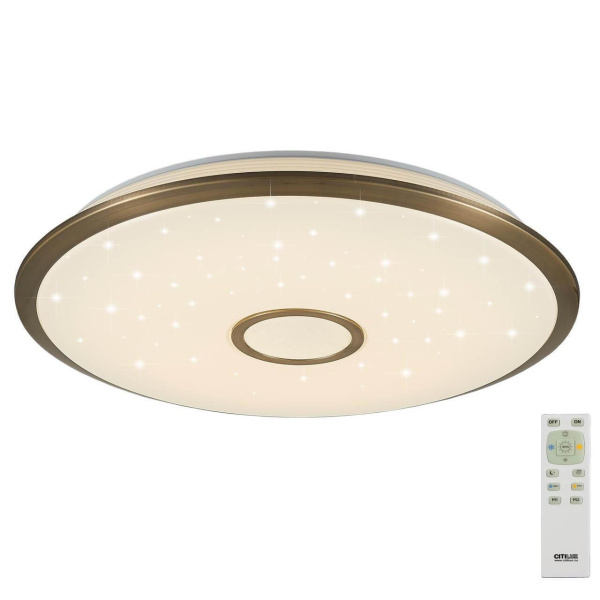 Citilux CL703103R Старлайт Бронза LED Светильник с пультом