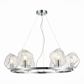ST LUCE  SL1175.103.06 Люстра подвесная хром/прозрачный E14 6*40W