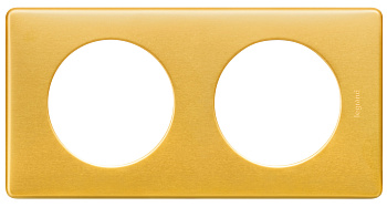 Legrand Celiane Латунь Рамка 2-я (2+2 мод) 068792