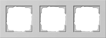 Gira E2 Сер матовый Рамка 3-ая 021337