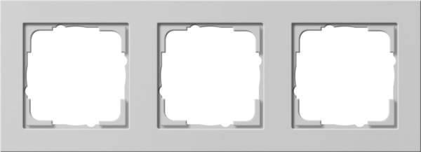 Gira E2 Сер матовый Рамка 3-ая 021337