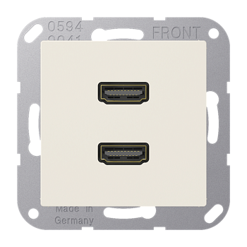 JUNG A 500 Белая Розетка HDMI 2-ая MAA1133