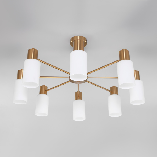 Купить Eurosvet Потолочная люстра в стиле лофт 70160/8 латунь a057109