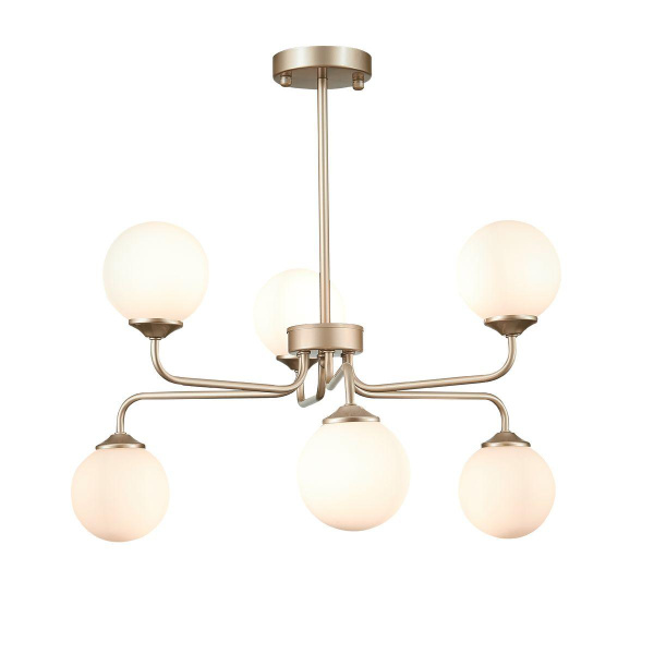 Купить ST Luce SLE106203-06 Светильник подвесной Золото/Белый G9 LED 6*3W