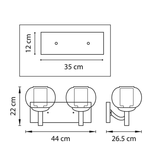Купить Lightstar Бра Fiamma Lightstar 730623