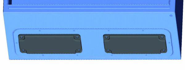 Купить SE Sarel Плата кабельного ввода для мембран 545х130 S3D NSYTLFFL