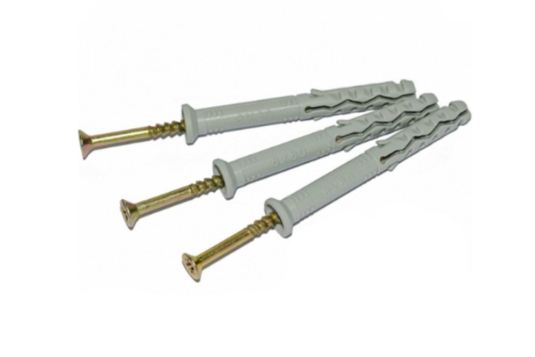 Купить Tech-Krep Дюбель-гвоздь 6х60 пот. манжета (полипропилен)  (100 шт) - ведро 101468