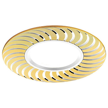 Ambrella Встраиваемый потолочный точечный светильник A720 G/AL золото/алюминий