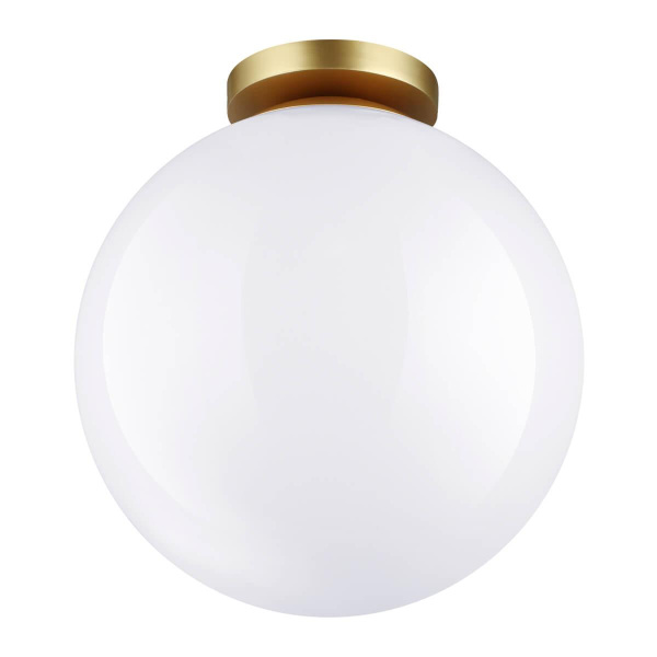 Odeon Light BOSCO HIGHTECH ODL21 101 Светильник потолочный золотистый/металл/белый/акрил  IP44 E27 LED 12W 4249/1C Купить Odeon Light BOSCO HIGHTECH ODL21 101 Светильник потолочный золотистый/металл/белый/акрил  IP44 E27 LED 12W 4249/1C