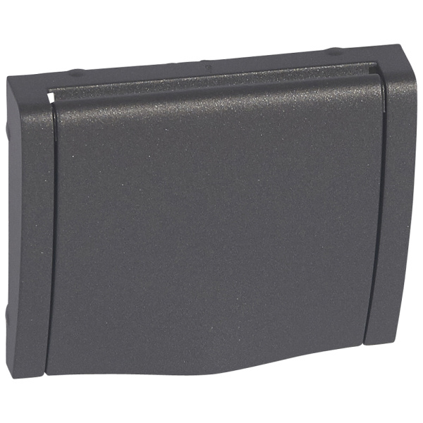 Legrand Galea Life Темная Бронза Накладка розетки с/з, с крышкой, с защитными шторками 771222