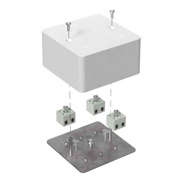 Промрукав Коробка огнестойкая для кабель-канала 40-0460-FR2.5-6 Е15-Е120 85х85х45