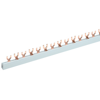 Шина соединительная типа FORK вилка 2Р 63 А 1 м (10 шт./уп.) Rexant 11-2233