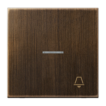 JUNG клавиша  с линзой, латунь Antik ME2990KO5KAT