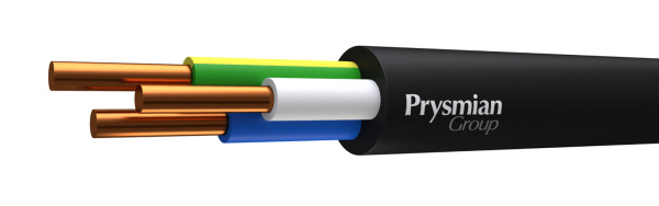 Кабель силовой безгалогенный ППГнг(А) -HF 3х1,5 (N,PE) барабан -1 РЭК-Prysmian 1803040106