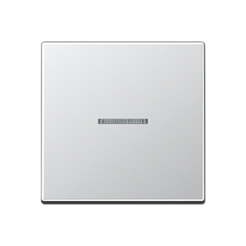 JUNG Клавиша для KNX кнопки, 1 группа, с окошком дюропласт алюминий A101KO5AL