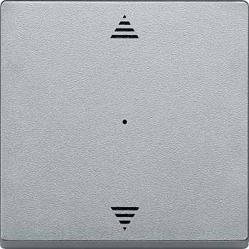 SE Merten KNX\EIB SM Алюминий Клавиша для модуля 1-кнопочного выключателя с символами ВВ/ВН, 1/0 MTN625560