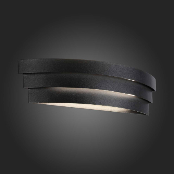 Купить ST Luce SL1588.411.01 Светильник настенный Черный/Белый LED 1*12W