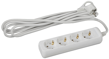 ЭРА U-4e-3m Удлинитель c заземлением., 4гн, 3м, ПВС, 3х1мм2, 16А