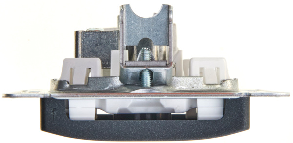 Купить Systeme Electric Glossa Антрацит Розетка TV оконечная 1DB