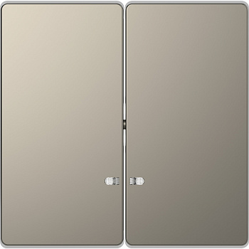 SE Merten D-Life Никель Клавиша 2-ая с линзой для LED модуля MTN3420-6050