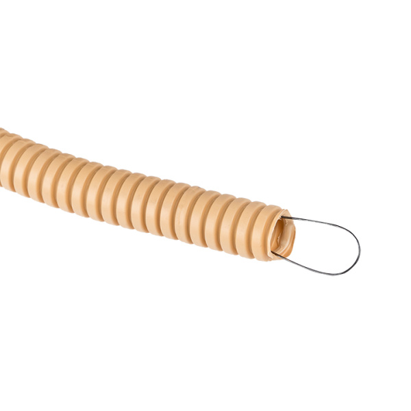 Купить EKF PROxima Труба гофр. ПВХ Plast с зондом под светлое дерево d16мм (25м.)