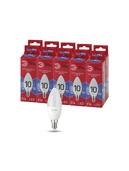 ЭРА LED B35-10W-865-E14 R (диод, свеча, 10Вт, хол, E14)