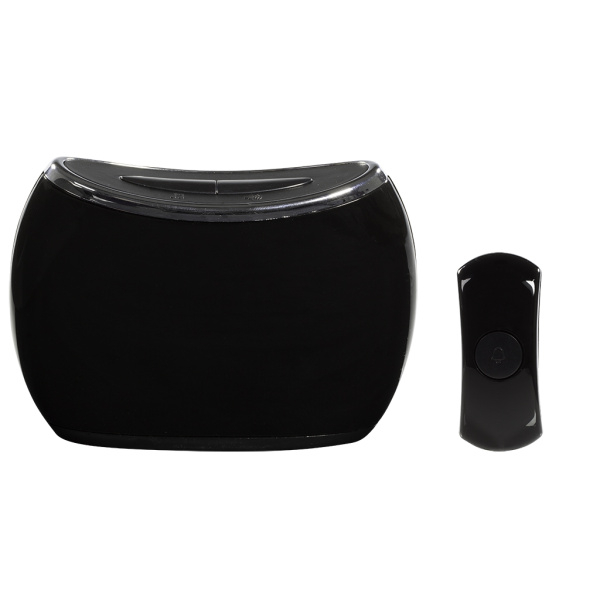 Zamel Звонок "SOUL" б/пр., 32 полиф. мелодии, 3 ур. громк., батарейный: 3хАА(звонок)+1х23А(кнопка), дальность до 100 м, 256 кодов сигн. ST-380