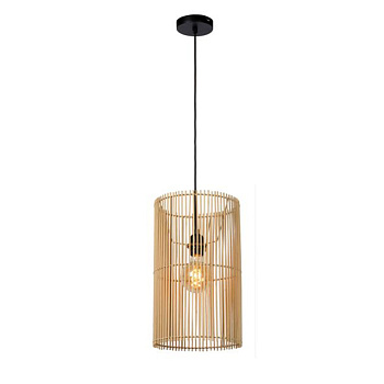 Lucide JANTINE Светильник подвесной Ø 26 cm 1xE27 Light wood 03440/01/72