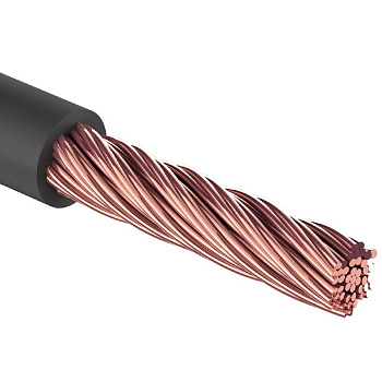Кабель силовой "Power Cable" 1х10мм², черный, 50м., d 7,5 мм. Rexant 01-7022